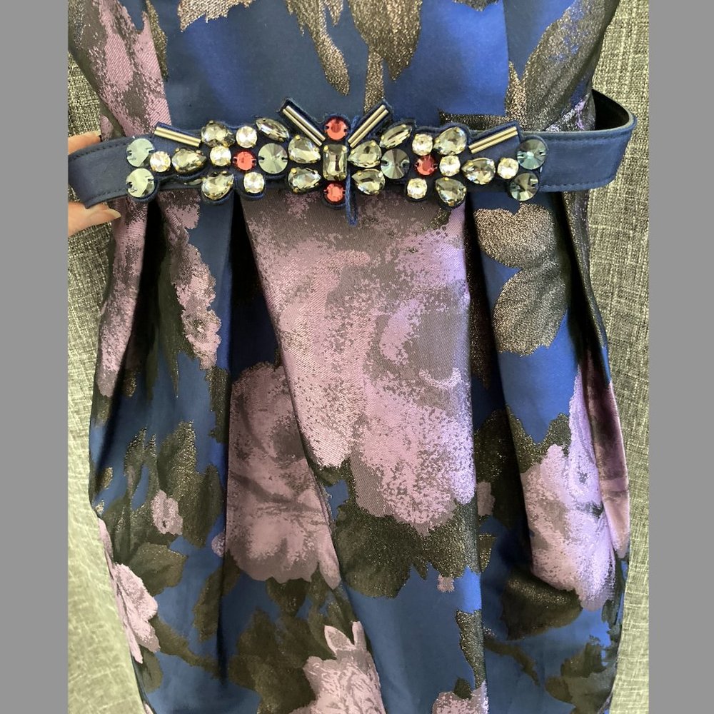 Eliza J, Party Dress With Belt, Petite 4 - Picture 3 of 4